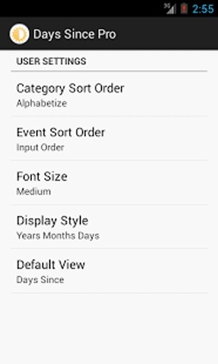 Days Since Pro截图5
