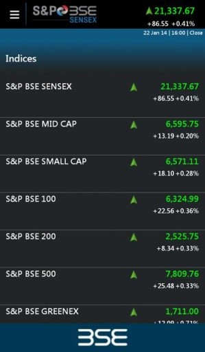 手机上的证券 BSEIndia on Mobile截图11