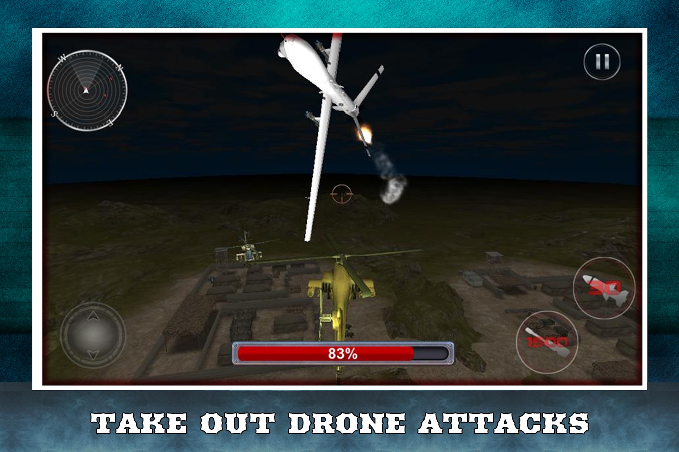 Helicopter Air Battle 3D截图1