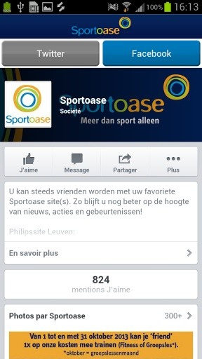 Sportoase FR截图4