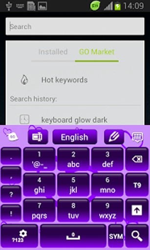 紫色发光键盘截图6