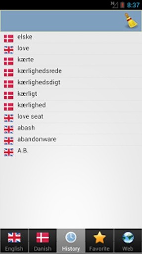 Danish best dict截图9