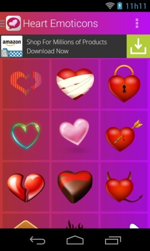 Heart Emoticons截图3