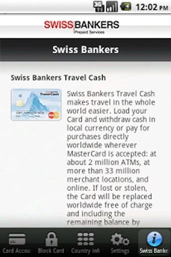 Swiss Bankers My Card截图3