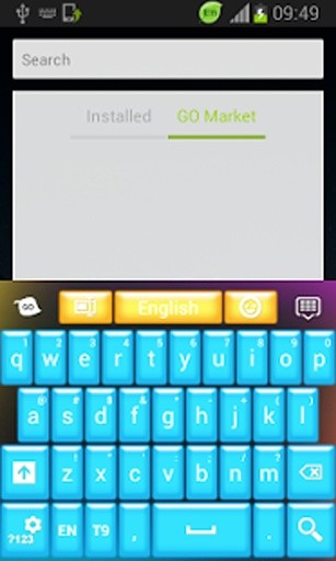 键盘的Android霓虹灯截图2