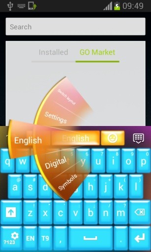键盘的Android霓虹灯截图7