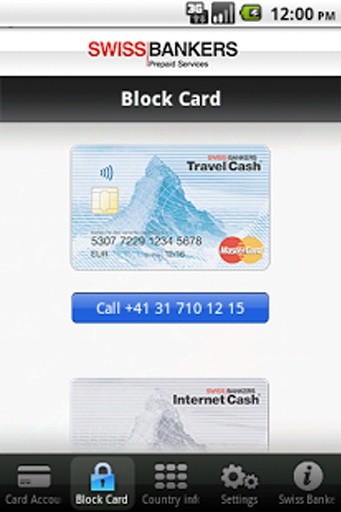 Swiss Bankers My Card截图2