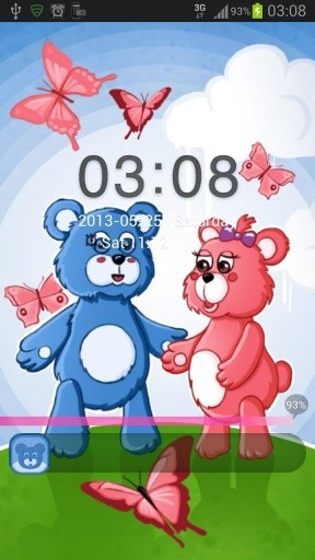 GO Locker Theme teddy bears截图1