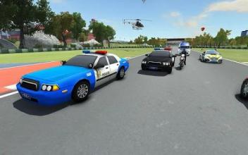 Police Car Drift Race截图2