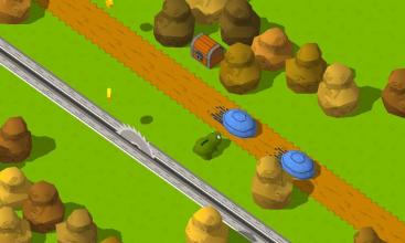 Frog Road Crossing Road crossing game截图2