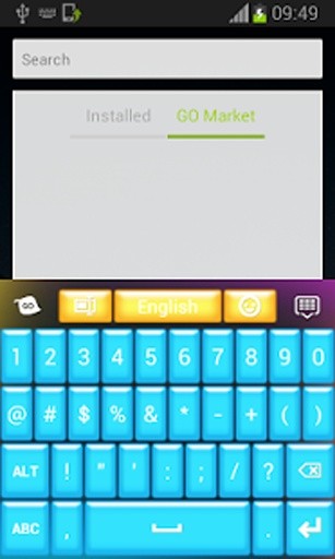 键盘的Android霓虹灯截图3