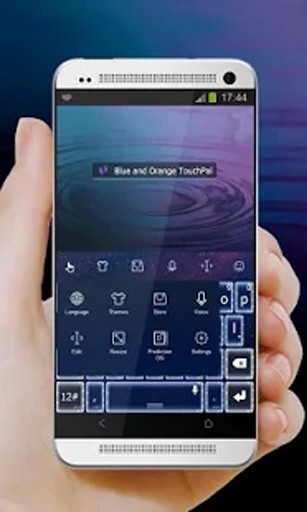 蓝色和橙色 TouchPal截图1
