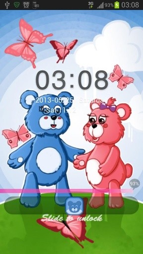 GO Locker Theme teddy bears截图2