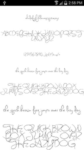 Fonts for FlipFont #18截图2