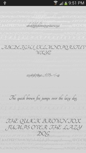 Fonts Script for FlipFont Free截图10