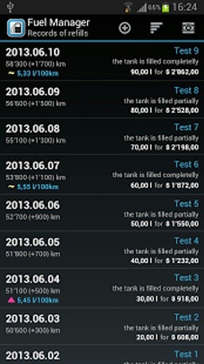 油耗统计 油耗统计Fuel Manager截图7