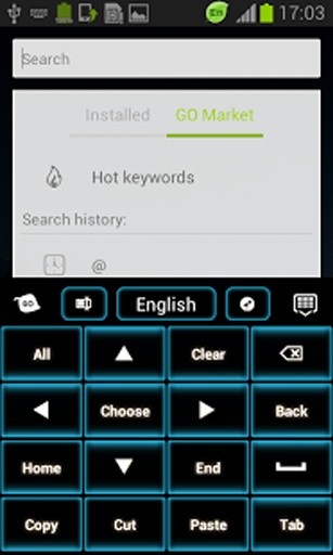 蓝色霓虹灯GO输入法截图5