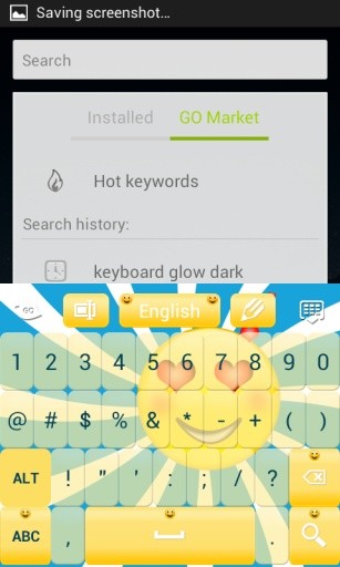 笑脸键盘主题截图4