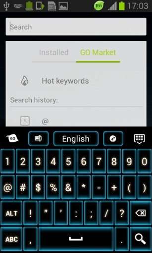 蓝色霓虹灯GO输入法截图10