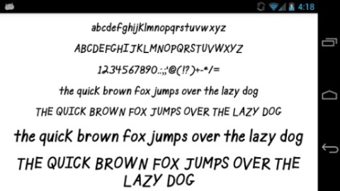 Fonts for FlipFont 50 Comic截图1