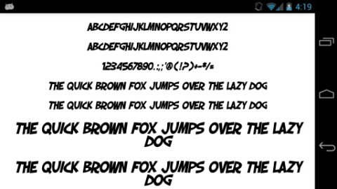 Fonts for FlipFont 50 Comic截图4