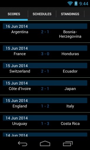 Football Scores &amp; Schedu...截图4