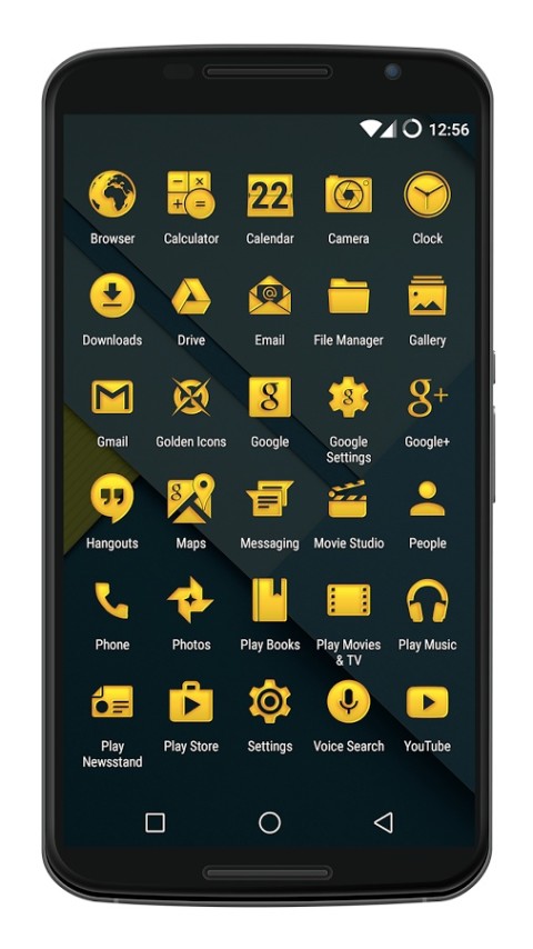 Golden Icons - Icon Pack截图4