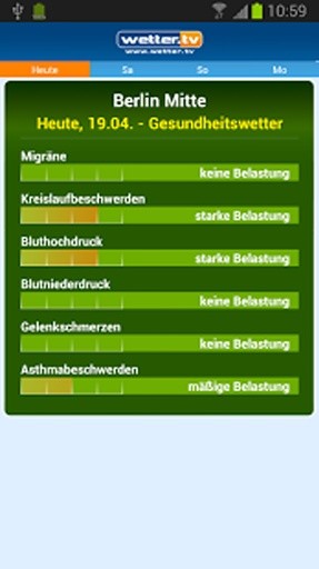 Wetter Deutschland - wetter.tv截图2