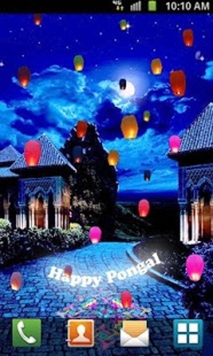 Pongal Night Live Wallpaper截图1