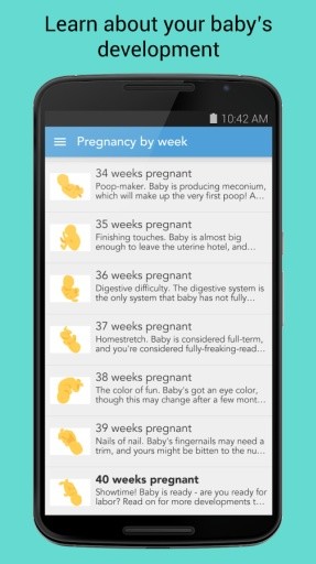 Ovia Pregnancy截图5