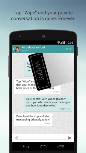 Wiper：私密短信与通话截图5