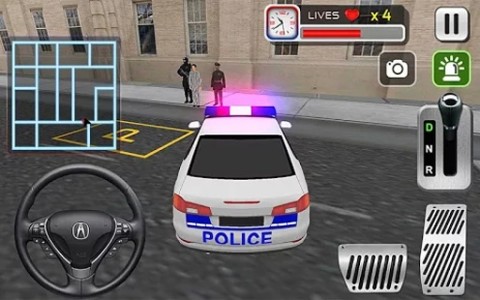 Crazy Police Car Driver 3D截图3