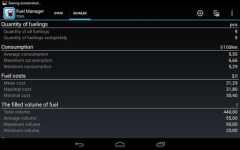 油耗统计 油耗统计Fuel Manager截图3