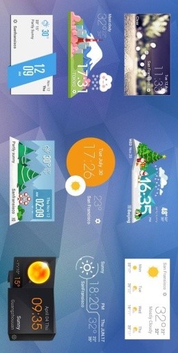 Cartoon cute weather Icon set截图3