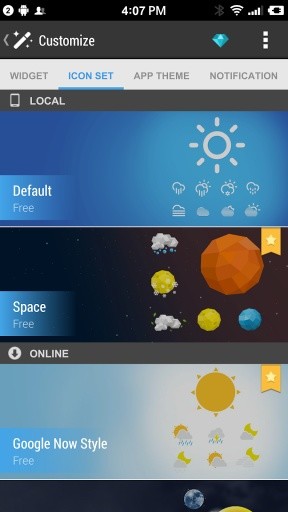 Cartoon cute weather Icon set截图5