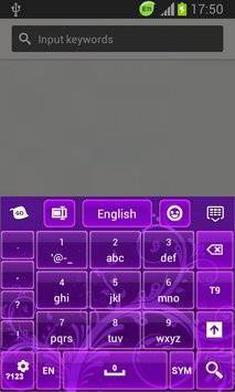 GO Keyboard Deep Purple截图3