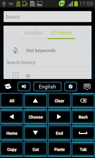蓝色霓虹灯GO输入法截图11