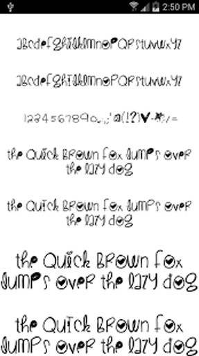 Fonts for FlipFont #17截图2