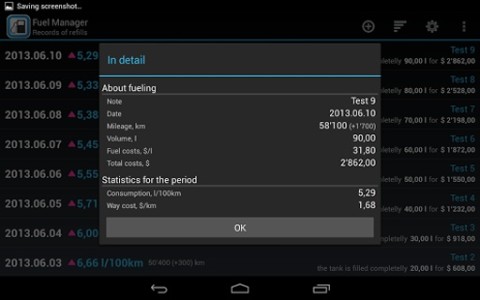 油耗统计 油耗统计Fuel Manager截图2