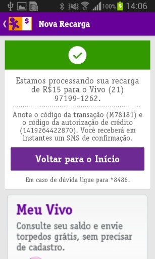 Recarga Vivo截图5