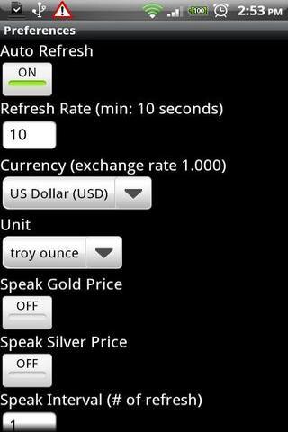 Gold Silver Real Time Prices截图7