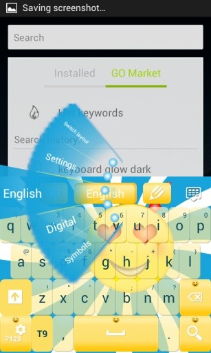 笑脸键盘主题截图3