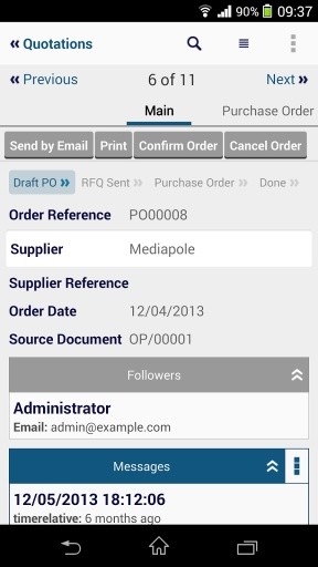 mERP (Full Odoo mobile)截图6