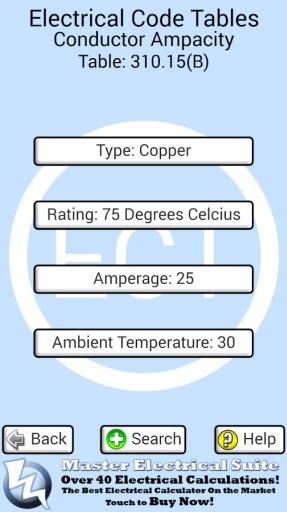 Electrical Code Tables截图7