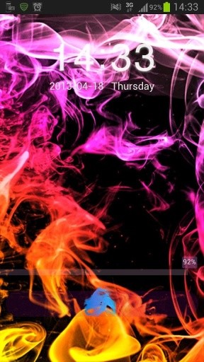 GO Locker Theme Smoke Color截图6