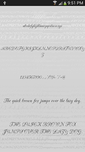 Fonts Script for FlipFont Free截图3