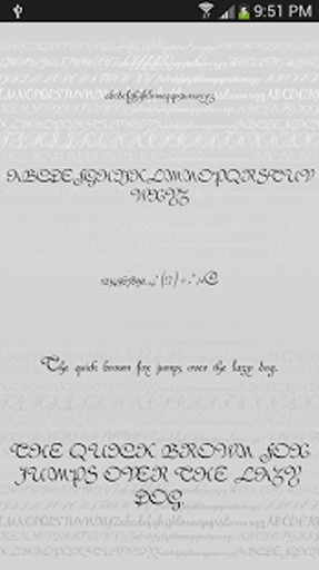 Fonts Script for FlipFont Free截图4