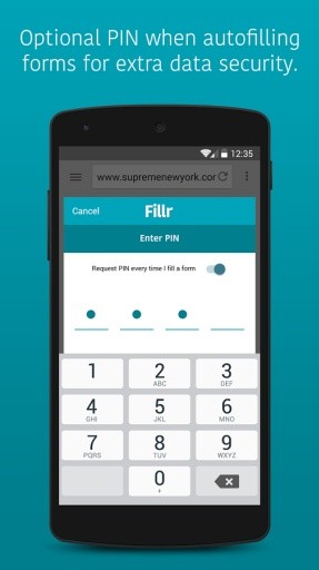 Fillr - Secure Mobile Autofill截图3