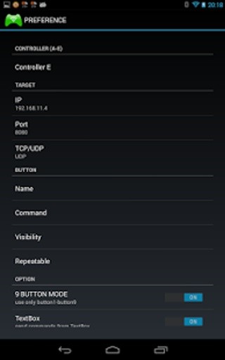 WiFi TCP/UDP Controller截图1