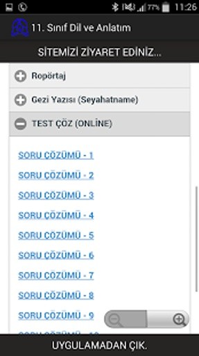 11. Sınıf Dil ve Anlatım截图3